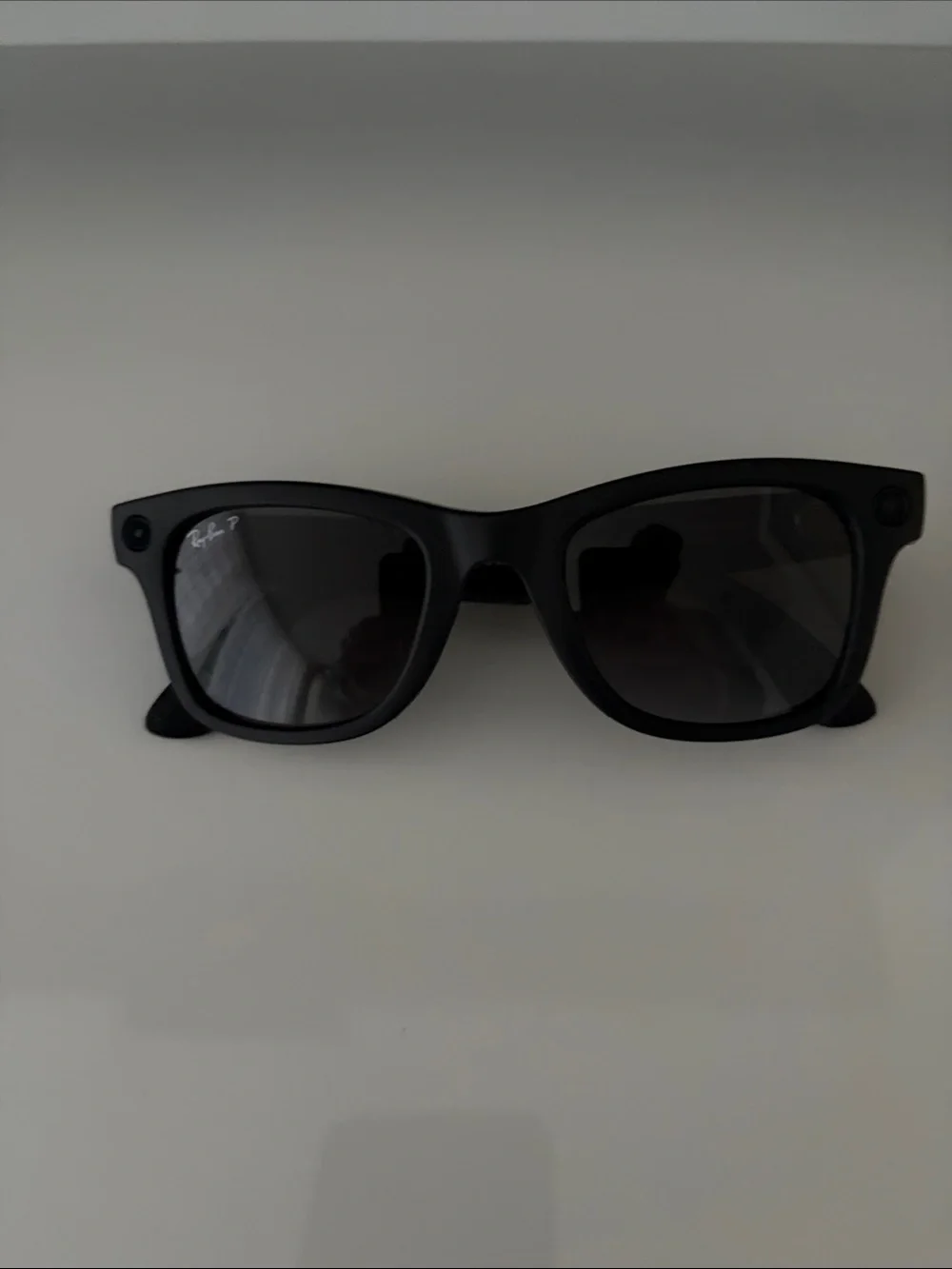 Ray-Ban Men’s Black and Tan Sunglasses Gen 1